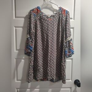 Umgee Paisley Boho Tunic Size Large